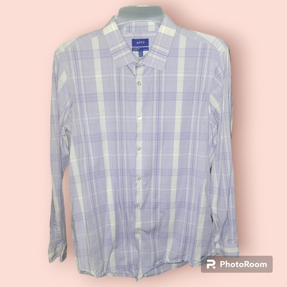 ^ Apt.9 Button Up Polo Dress Shirt
